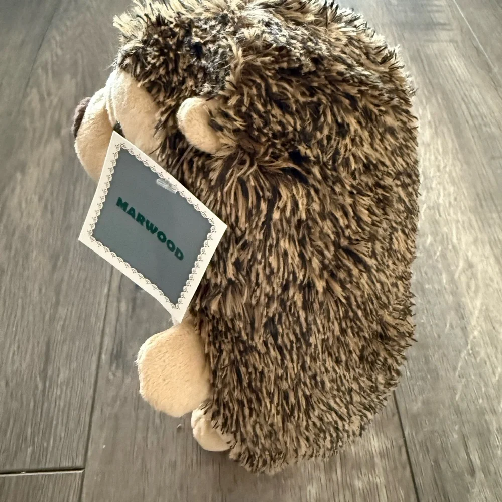 NWT Hedgehog Weighted Interior Doorstop Fabric Stuffed Animal Door Stopper